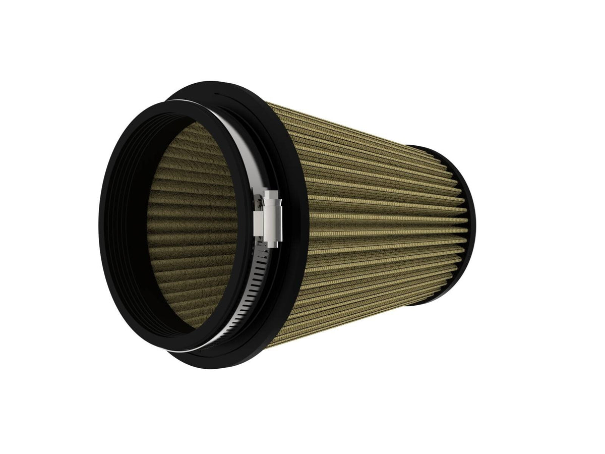 Magnum Flow Universal Clamp-On Air Filter w/ Pro Guard 7 Media 5 Inch F X 6-1/2 Inch B X 4-3/4 Inch T X 8 Inch H aFe Power-1