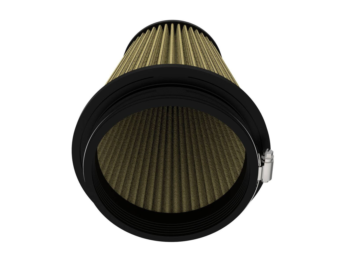 Magnum Flow Universal Clamp-On Air Filter w/ Pro Guard 7 Media 5 Inch F X 6-1/2 Inch B X 4-3/4 Inch T X 8 Inch H aFe Power-2