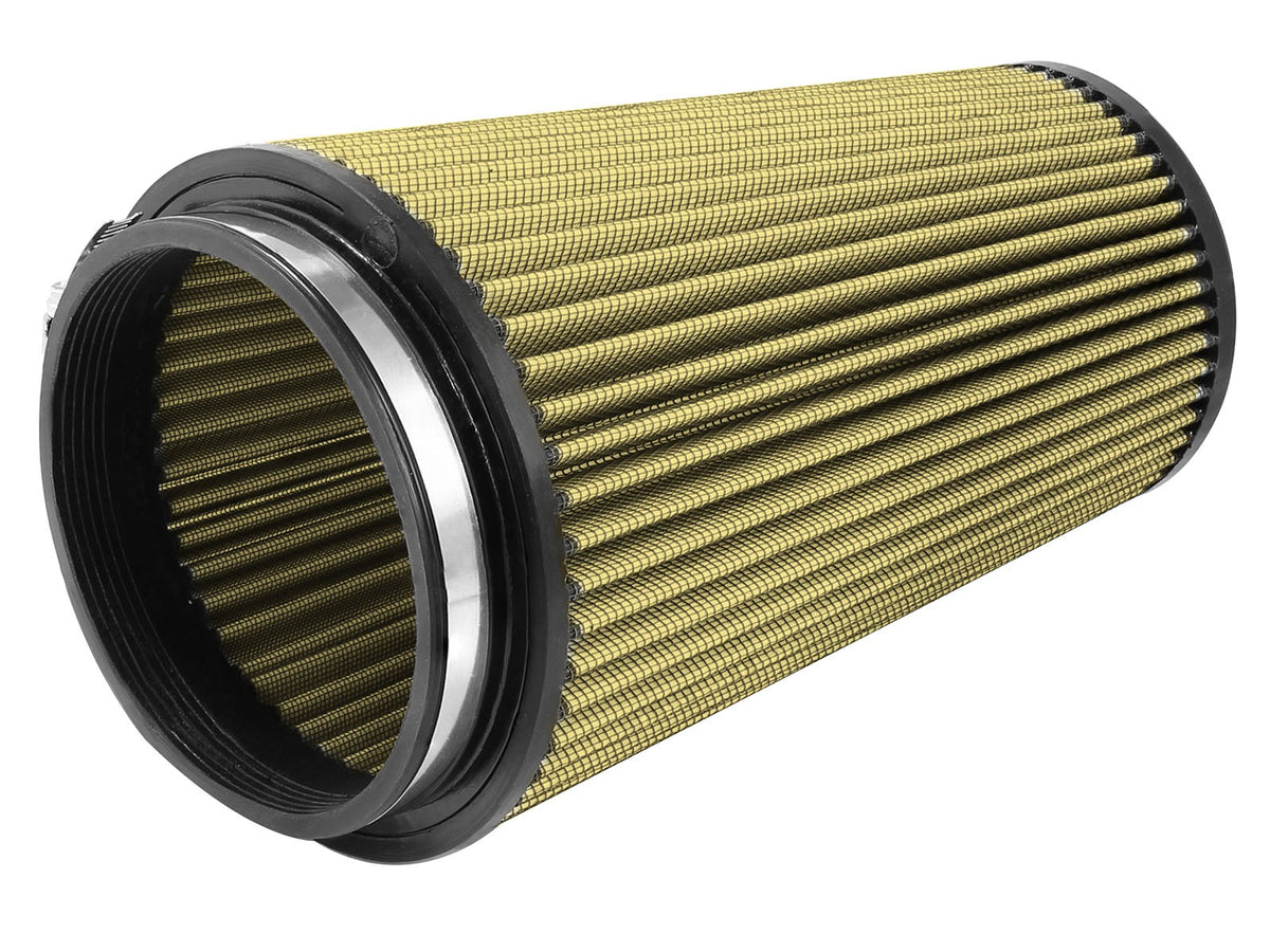 Magnum Flow Universal Clamp-On Air Filter w/ Pro Guard 7 Media 6 Inch F x 7-1/2 Inch B x 5-1/2 Inch T x 12 Inch H aFe Power-1