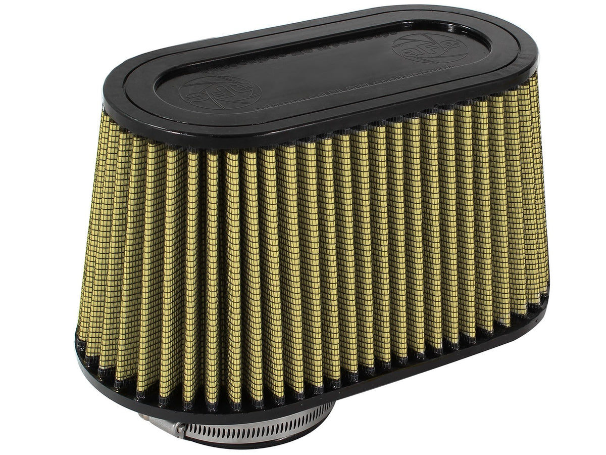 Magnum Force Intake Replacement Air Filter w/ Pro Guard 7 Media 3-1/4 Inch F X (11x6) Inch B X (9-1/2 x 4-1/2) Inch T X 6 Inch H aFe Power