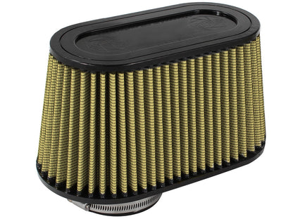 Magnum Force Intake Replacement Air Filter w/ Pro Guard 7 Media 3-1/4 Inch F X (11x6) Inch B X (9-1/2 x 4-1/2) Inch T X 6 Inch H aFe Power