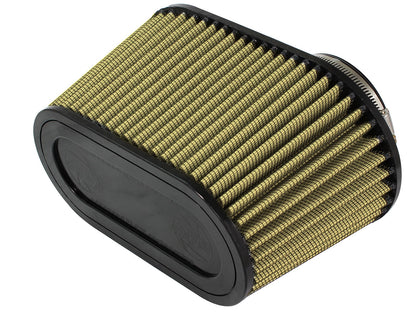 Magnum Force Intake Replacement Air Filter w/ Pro Guard 7 Media 3-1/4 Inch F X (11x6) Inch B X (9-1/2 x 4-1/2) Inch T X 6 Inch H aFe Power-1
