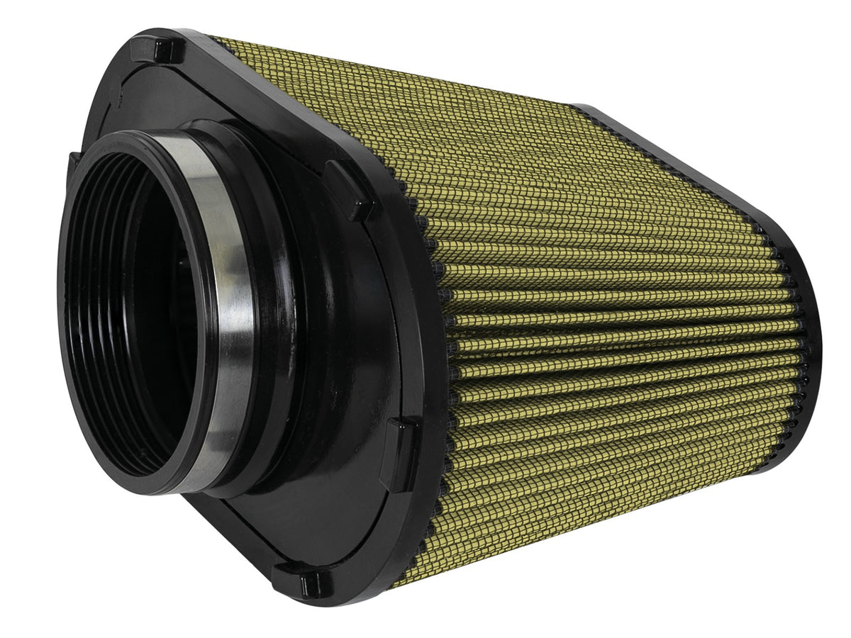 Magnum Force Intake Replacement Air Filter w/ Pro Guard 7 Media 5 Inch F x (11x6-1/2) Inch B x (8-1/2x4) Inch T x 7-1/2 Inch H aFe Power-1