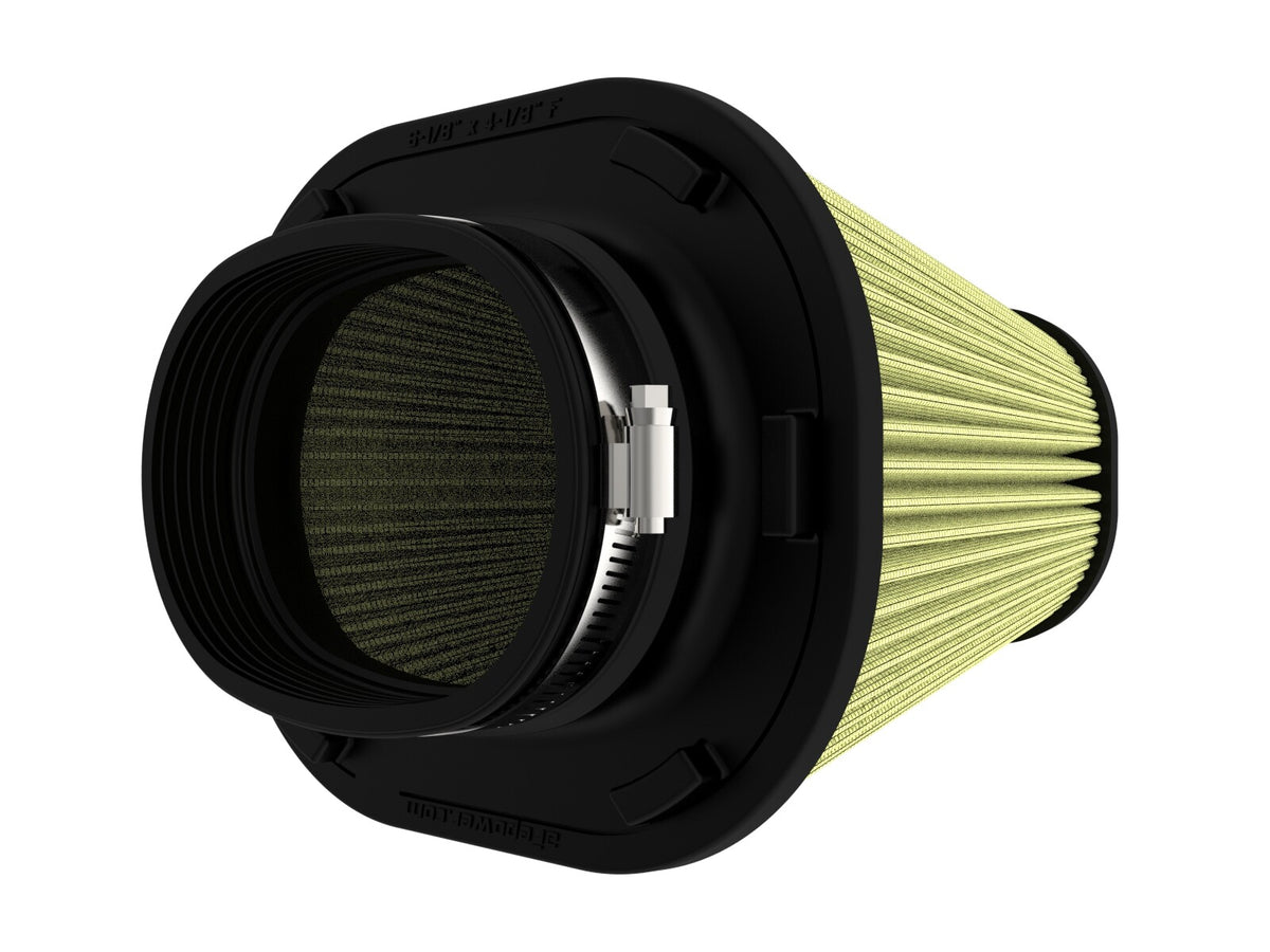 Track Series Intake Replacement Air Filter w/ Pro Guard 7 Media (6-1/8x4-1/8) Inch F x (9-1/4x7-1/4) Inch B x (6x4) Inch T x 7-1/8 Inch H aFe Power-1