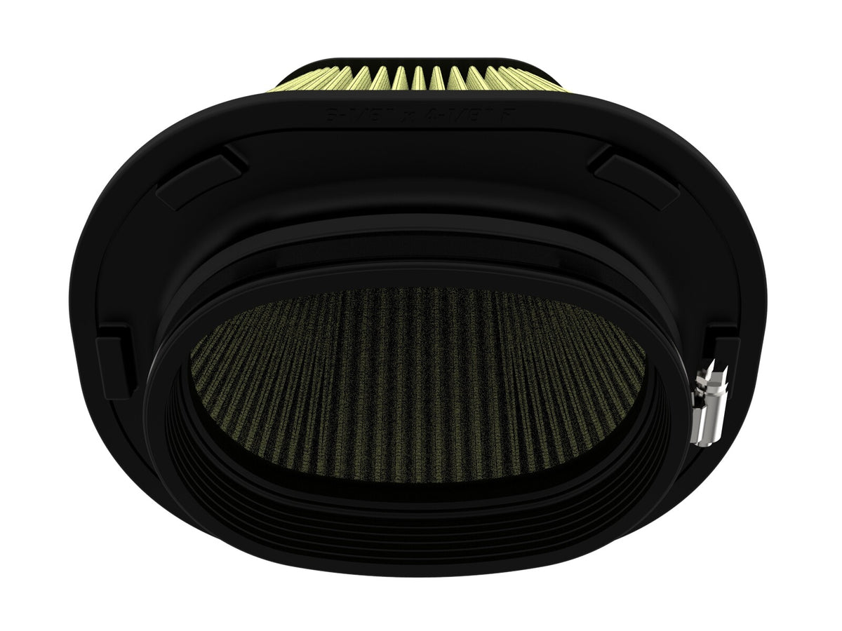 Track Series Intake Replacement Air Filter w/ Pro Guard 7 Media (6-1/8x4-1/8) Inch F x (9-1/4x7-1/4) Inch B x (6x4) Inch T x 7-1/8 Inch H aFe Power-2