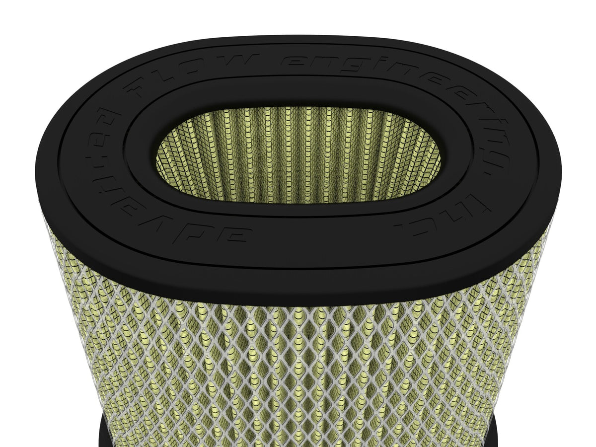 Momentum Intake Replacement Air Filter w/ Pro Guard 7 Media (7x4-3/4) Inch F x (9x7) Inch B x (9x7) Inch T (Inverted) x 9 Inch H aFe Power-3