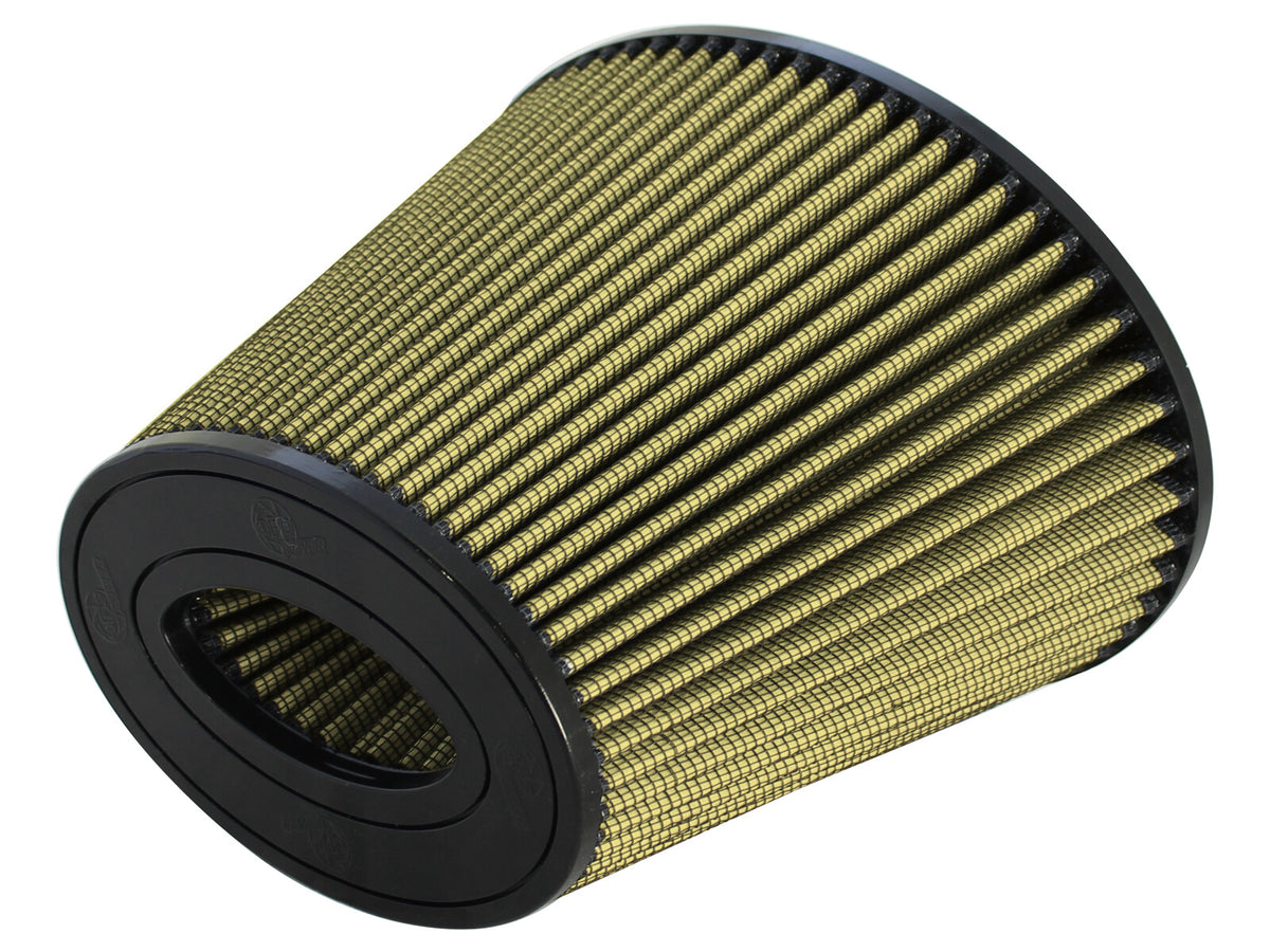 Magnum Force Intake Replacement Air Filter w/ Pro Guard 7 Media (7x5-1/4) Inch F x (10x7-1/4) Inch B (6-7/8x4-7/8) Inch T (Inverted) x 7-7/8 Inch H aFe Power-1