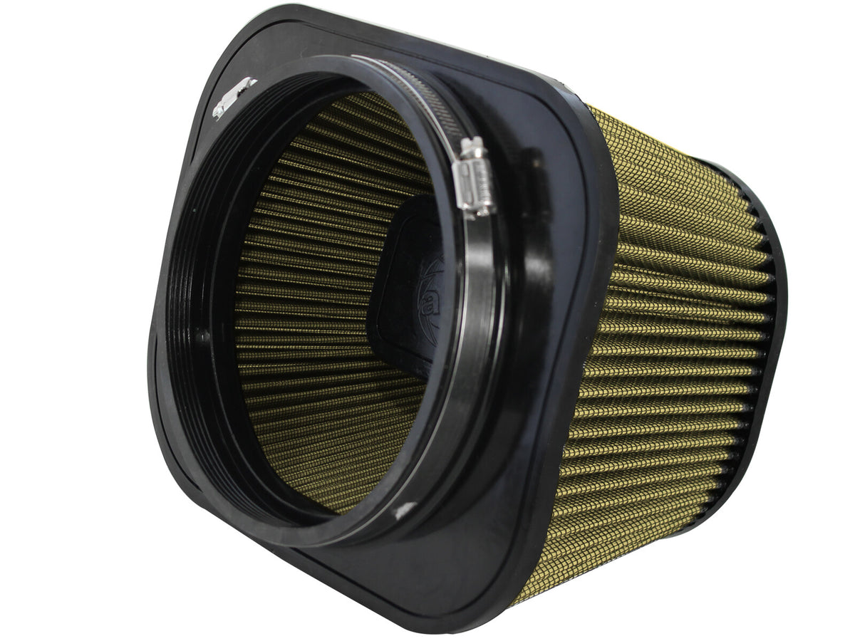 Magnum Force Intake Replacement Air Filter w/ Pro Guard 7 Media 7-1/8 Inch F x (8-3/4 x 10-1/2) Inch B x (6-1/2 x 8-5/8) Inch T (Inverted) x 5 Inch H aFe Power-2
