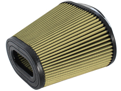 Magnum Force Intake Replacement Air Filter w/ Pro Guard 7 Media (5-1/4x7) Inch F x (6-3/8x10) Inch B x (4-1/2x6-3/4) Inch T (Inverted) x 8 Inch H aFe Power-1