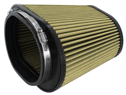 Magnum Force Intake Replacement Air Filter w/ Pro Guard 7 Media (5-1/4x7) Inch F x (6-3/8x10) Inch B x (4-1/2x6-3/4) Inch T (Inverted) x 8 Inch H aFe Power-2