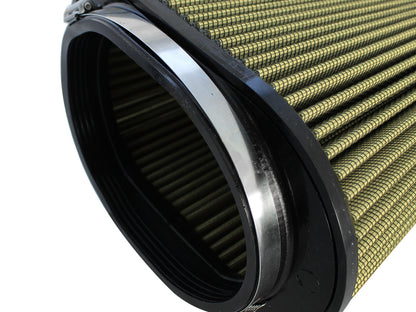 Magnum Force Intake Replacement Air Filter w/ Pro Guard 7 Media (5-1/4x7) Inch F x (6-3/8x10) Inch B x (4-1/2x6-3/4) Inch T (Inverted) x 8 Inch H aFe Power-3