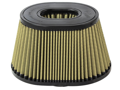 Magnum Force Intake Replacement Air Filter w/ Pro Guard 7 Media 3-1/4 Inch F x (9x6-1/2) Inch B x (6-3/4x5-1/2) Inch T x 5-3/8 Inch H aFe Power
