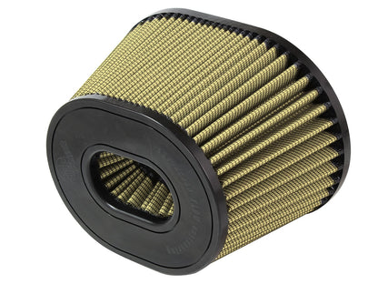 Magnum Force Intake Replacement Air Filter w/ Pro Guard 7 Media 3-1/4 Inch F x (9x6-1/2) Inch B x (6-3/4x5-1/2) Inch T x 5-3/8 Inch H aFe Power-1