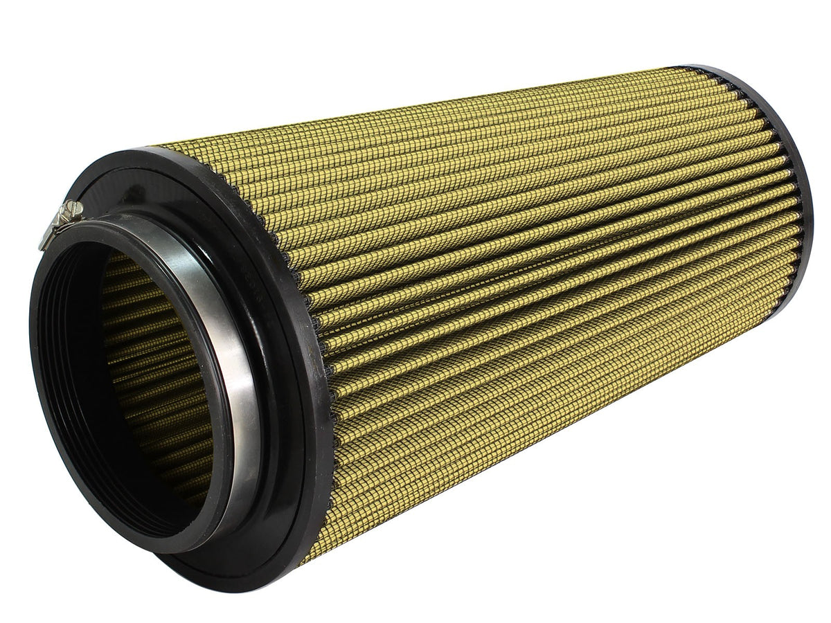 Magnum Force Intake Replacement Air Filter w/ Pro Guard 7 Media 5 Inch F x 7-1/2 Inch B x 5-1/2 Inch T (Inverted) x 13 Inch H aFe Power-1