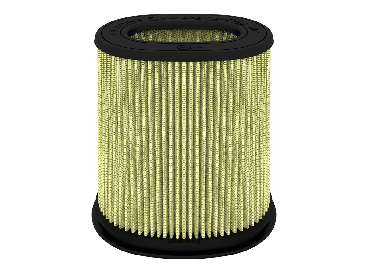Momentum Intake Replacement Air Filter w/ Pro Guard 7 Media (6x4) Inch F x (8-1/4x6-1/4) Inch B x (7-1/4x5) Inch T (Inverted) x 9 Inch H aFe Power