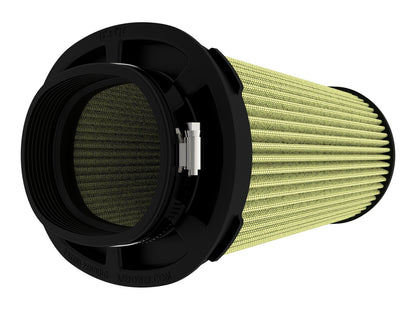 Momentum Intake Replacement Air Filter w/ Pro Guard 7 Media (6x4) Inch F x (8-1/4x6-1/4) Inch B x (7-1/4x5) Inch T (Inverted) x 9 Inch H aFe Power-1