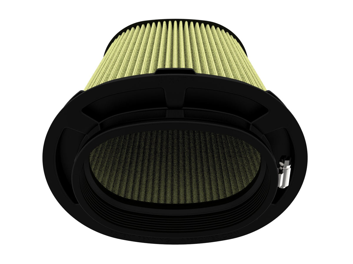 Momentum Intake Replacement Air Filter w/ Pro Guard 7 Media (6x4) Inch F x (8-1/4x6-1/4) Inch B x (7-1/4x5) Inch T (Inverted) x 9 Inch H aFe Power-2