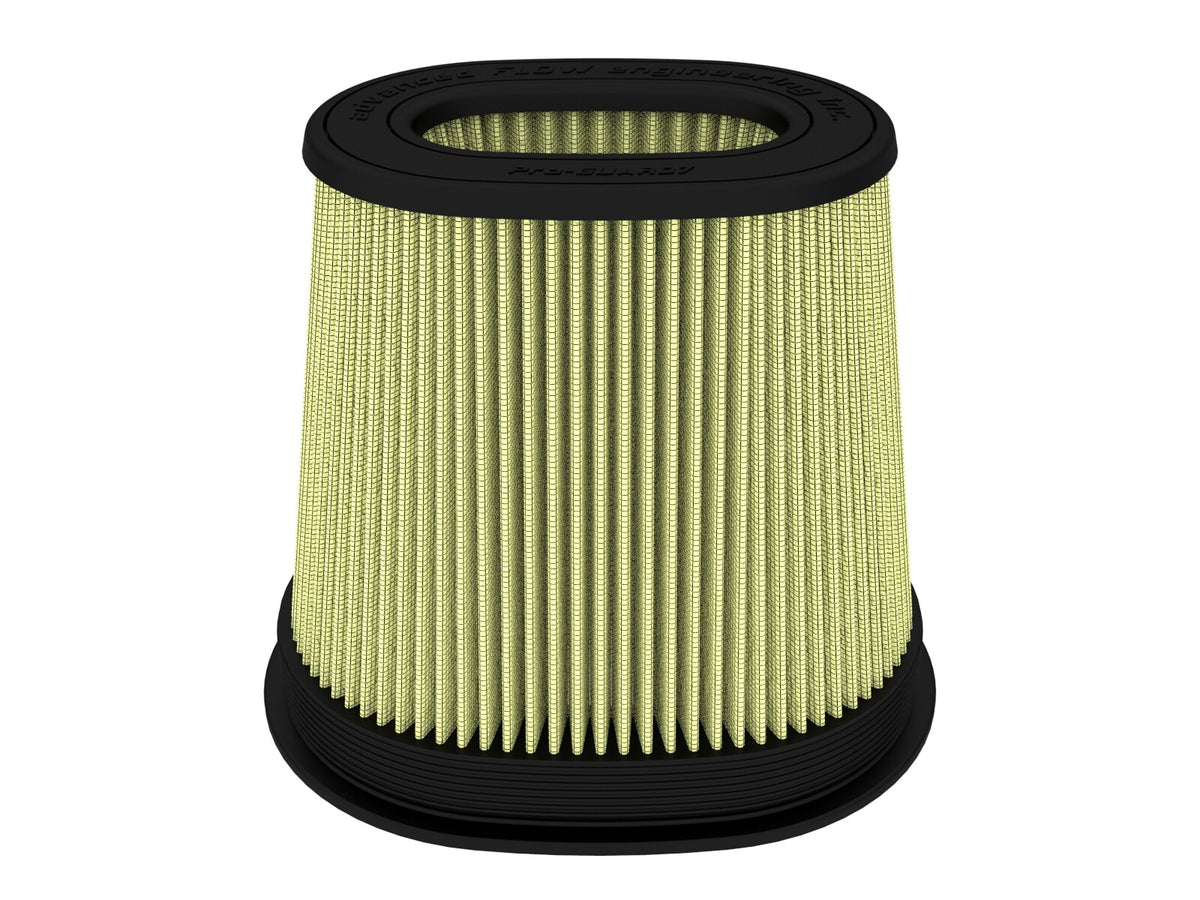 Momentum Intake Replacement Air Filter w/ Pro Guard 7 Media (7x4-3/4) Inch F x (9x7) Inch B x (7-1/4x5) Inch T (Inverted) X 8 Inch H aFe Power