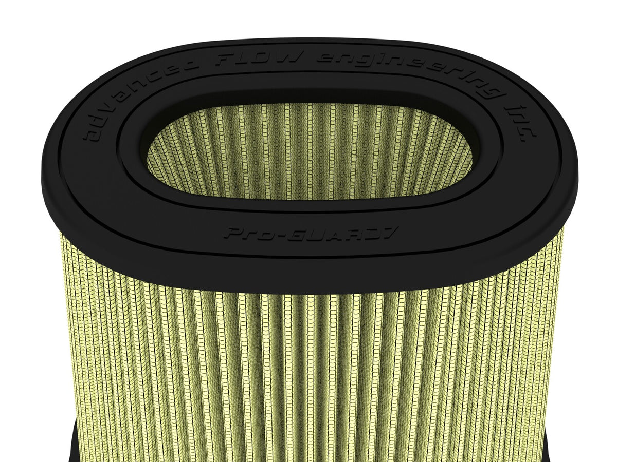 Momentum Intake Replacement Air Filter w/ Pro Guard 7 Media (7x4-3/4) Inch F x (9x7) Inch B x (7-1/4x5) Inch T (Inverted) X 8 Inch H aFe Power-3
