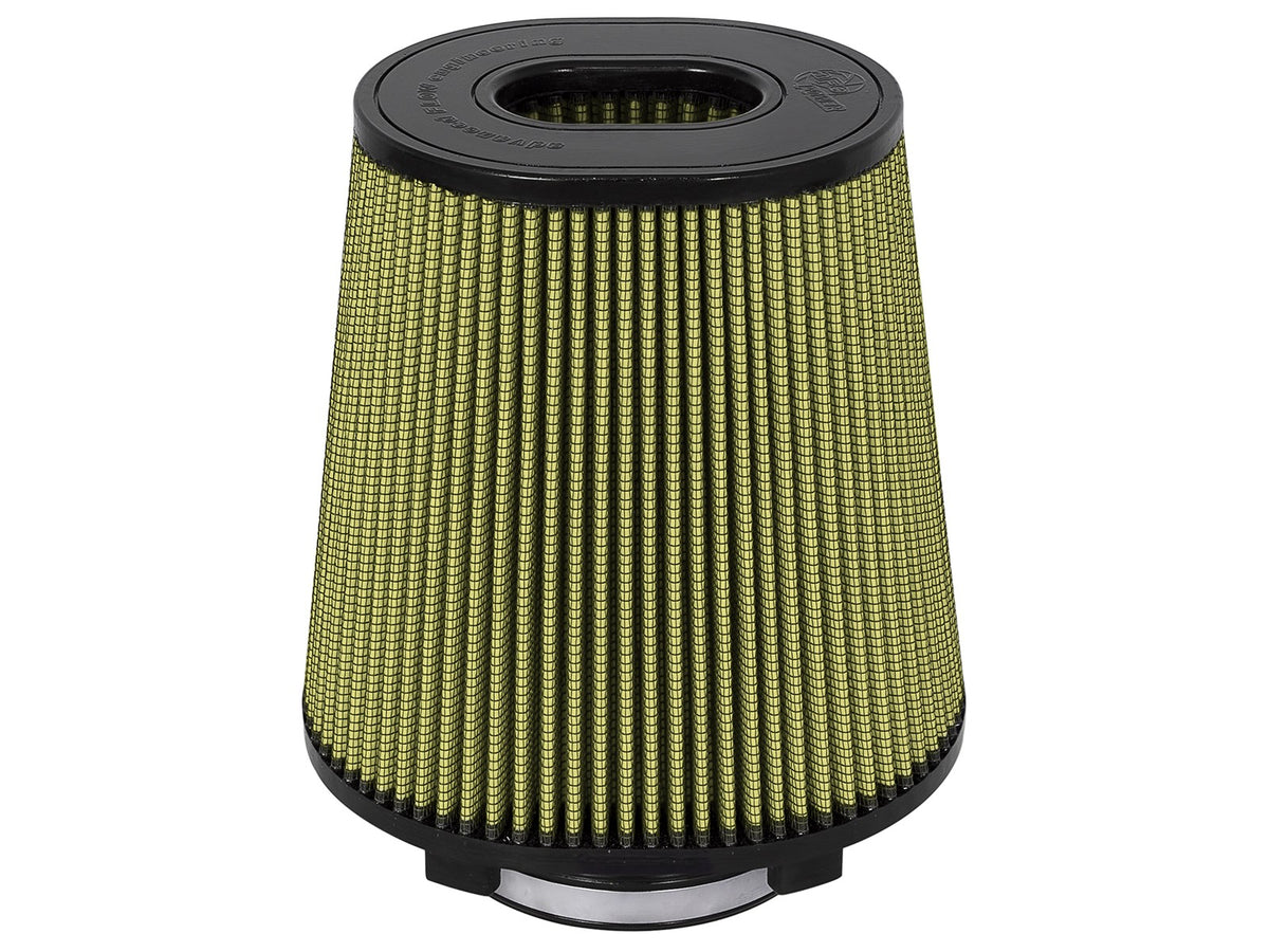 Magnum Force Intake Replacement Air Filter w/ Pro Guard 7 Media 5 Inch F X (9 Inch x7-1/2) Inch B x (6-3/4x5-1/2) T (Inverted) X 9 Inch H aFe Power