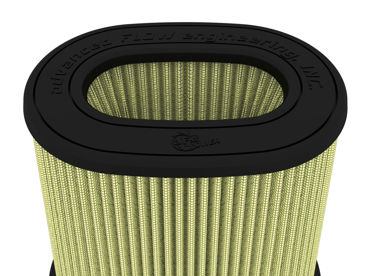 Momentum Intake Replacement Air Filter w/ Pro Guard 7 Media (6-3/4x4-3/4) Inch F x (8-1/4x6-1/4) x (7-1/4x5) Inch T (Inverted) x 7-3/4 Inch H aFe Power-3