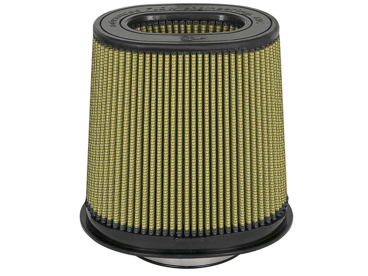 Momentum Intake Replacement Air Filter w/ Pro Guard 7 Media 5 Inch F x (9x7) Inch B x (7-1/4x5) Inch T (Inverted) x 8 Inch H aFe Power