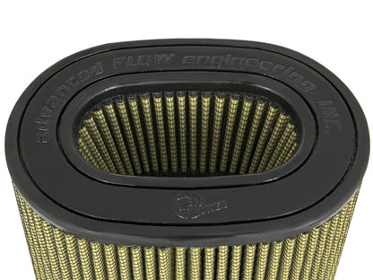 Momentum Intake Replacement Air Filter w/ Pro Guard 7 Media 5 Inch F x (9x7) Inch B x (7-1/4x5) Inch T (Inverted) x 8 Inch H aFe Power-3