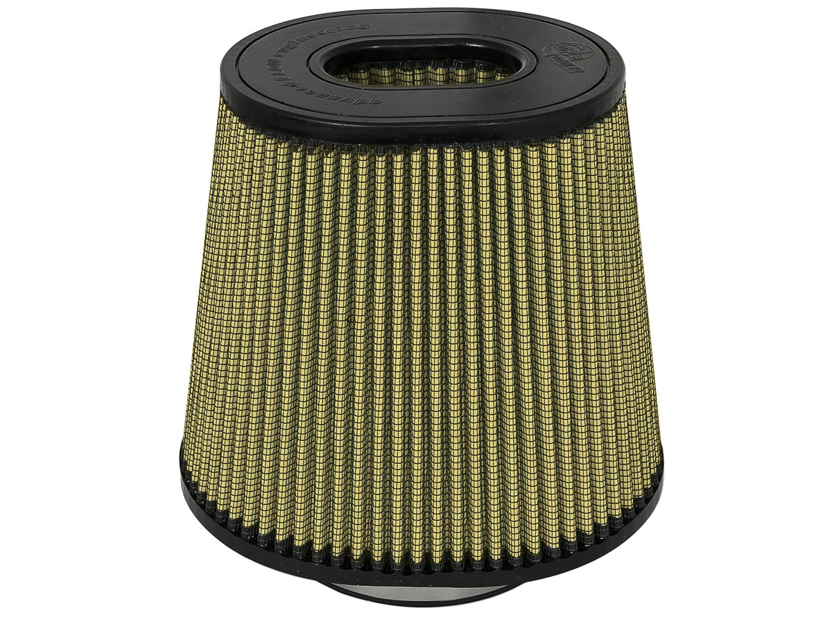 Magnum Force Intake Replacement Air Filter w/ Pro Guard 7 Media 4-1/2 Inch F x (9x7-1/2) Inch B x (6-3/4x5-1/2) Inch T (Inverted) x 9 Inch H aFe Power