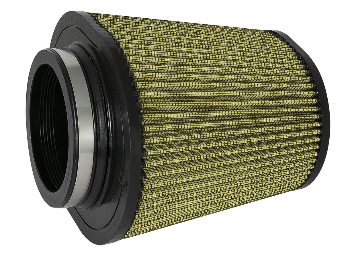 Magnum Force Intake Replacement Air Filter w/ Pro Guard 7 Media 4-1/2 Inch F x (9x7-1/2) Inch B x (6-3/4x5-1/2) Inch T (Inverted) x 9 Inch H aFe Power-1