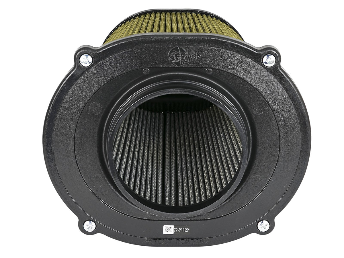 Quantum Intake Replacement Air Filter w/ Pro Guard 7 Media 5 Inch F x (10x8-3/4) Inch B x (6-3/4x5-1/2) T (Inverted) x 9 Inch H aFe Power-2