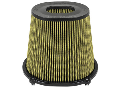 Quantum Intake Replacement Air Filter w/ Pro Guard 7 Media 5 Inch F x (10x8-3/4) Inch B x (6-3/4x5-1/2) T (Inverted) x 8 Inch H aFe Power