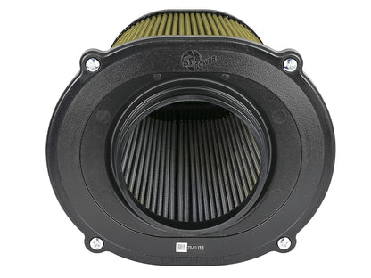 Quantum Intake Replacement Air Filter w/ Pro Guard 7 Media 5 Inch F x (10x8-3/4) Inch B x (6-3/4x5-1/2) T (Inverted) x 8 Inch H aFe Power-2