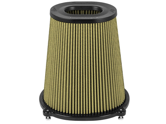Quantum Intake Replacement Air Filter w/ Pro Guard 7 Media (5-1/2x4-1/4) Inch F x (8-1/2x7-1/4) Inch B x (5-3/4x4-1/2) Inch T x 9 Inch H aFe Power