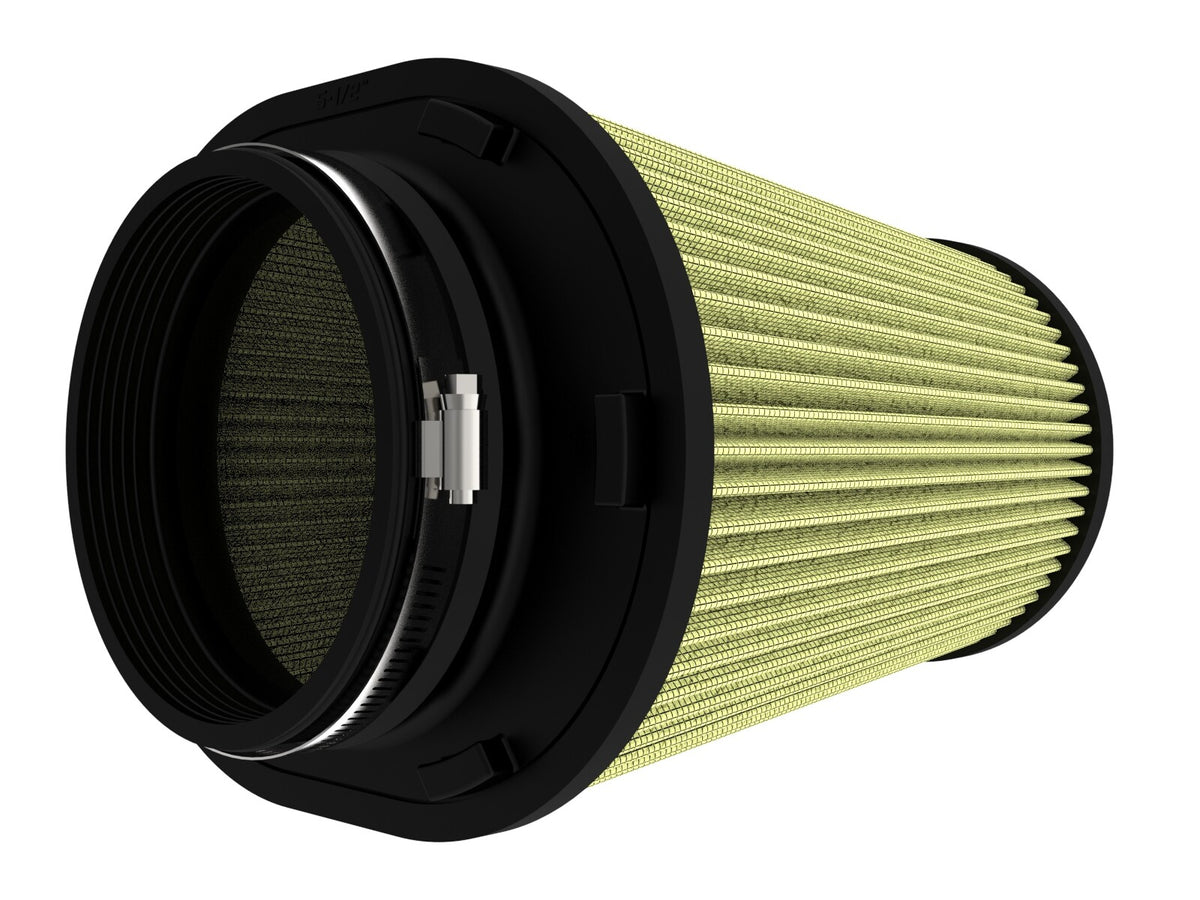 Magnum Force Intake Replacement Air Filter w/ Pro Guard 7 Media 5-1/2 Inch F x (10x8) Inch B x (8x6) T (Inverted) x 9 Inch H aFe Power-1