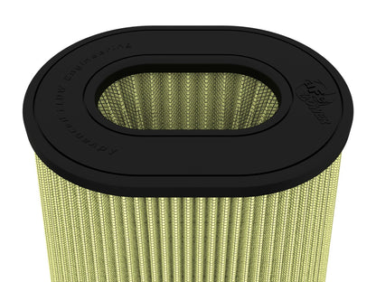 Magnum Force Intake Replacement Air Filter w/ Pro Guard 7 Media 5-1/2 Inch F x (10x8) Inch B x (8x6) T (Inverted) x 9 Inch H aFe Power-3