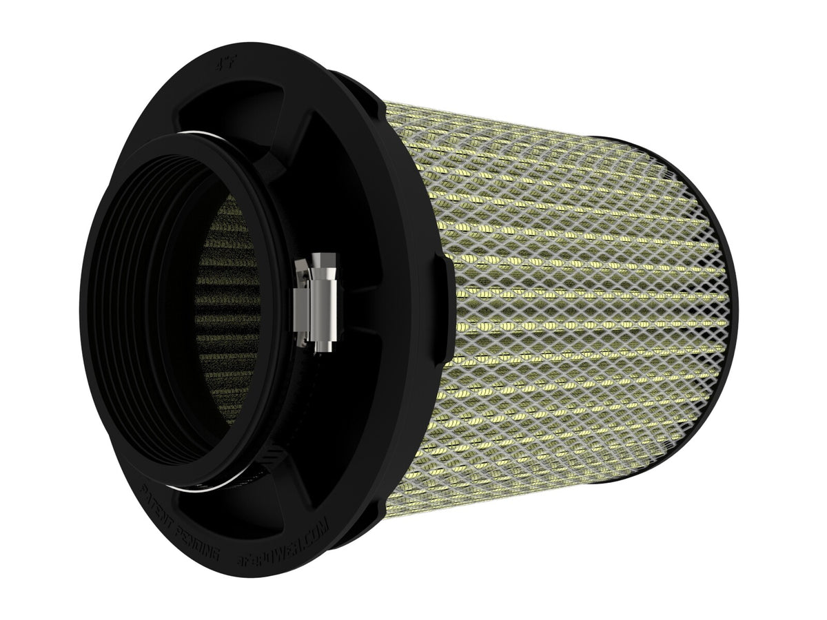 Momentum Intake Replacement Air Filter w/ Pro Guard 7 Media 4 Inch F x 6-1/2 Inch B x 6-1/2 Inch T (Inverted) x 8 Inch H aFe Power-1
