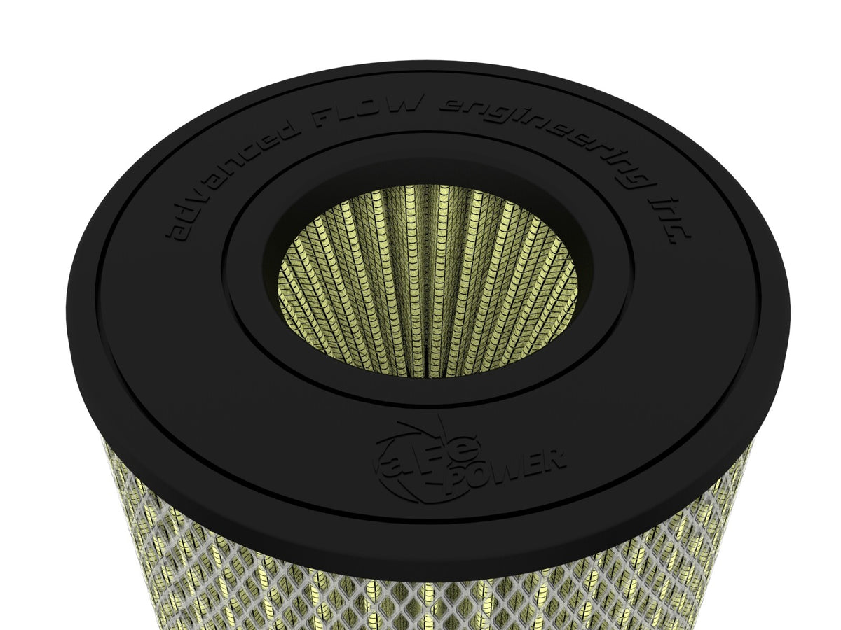 Momentum Intake Replacement Air Filter w/ Pro Guard 7 Media 4 Inch F x 6-1/2 Inch B x 6-1/2 Inch T (Inverted) x 8 Inch H aFe Power-3