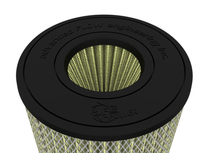 Momentum Intake Replacement Air Filter w/ Pro Guard 7 Media 4 Inch F x 6-1/2 Inch B x 6-1/2 Inch T (Inverted) x 8 Inch H aFe Power-3
