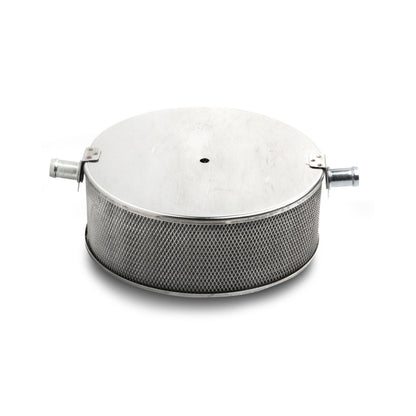 Stainless Steel Marine Flame Arrestor 600-800 CFM 5-3/4(A) X 3(B) X 3/4(C) X 5(D), 2-5/8 Vents, No Flame Tube, 600-800 Recommended CFM Holley