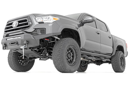 SR2 Adjustable Aluminum Steps Double Cab 05-22 Toyota Tacoma Rough Country-1