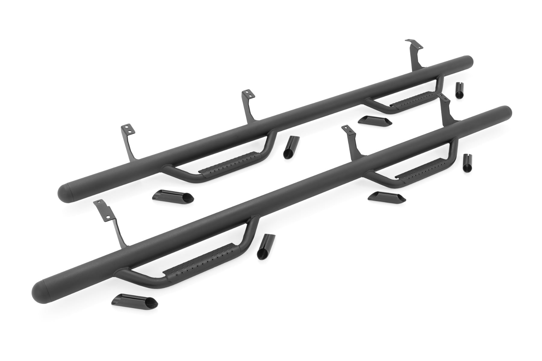 Nerf Steps Cab Length Crew Max Toyota Tundra 2WD/4WD (2022-2026) Rough Country-2