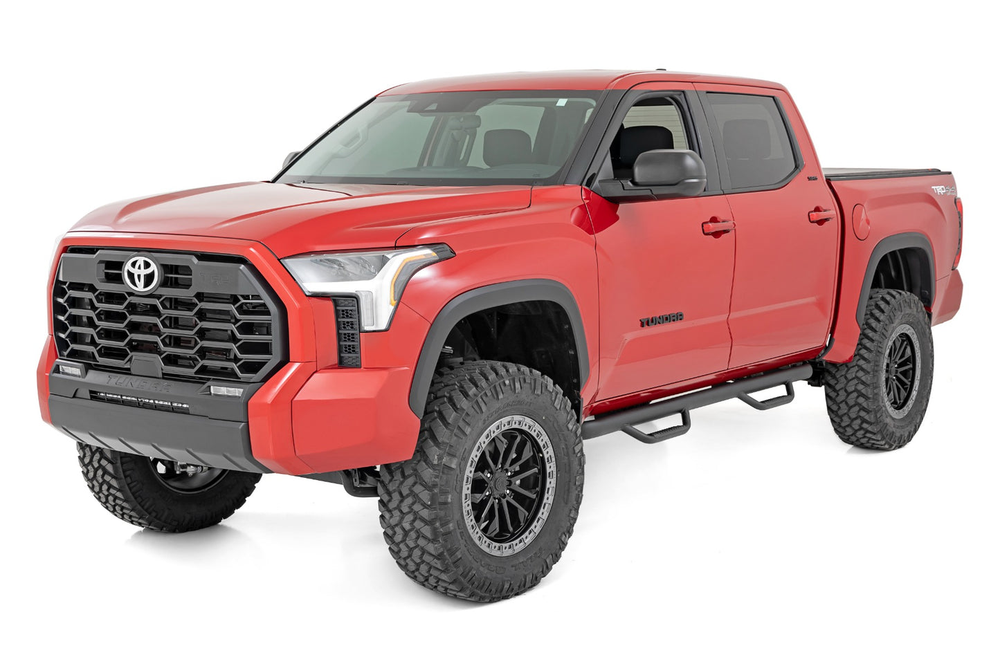 Rough Country Nerf Steps Cab Length Crew Max Toyota Tundra 2WD/4WD (22-23) Rough Country