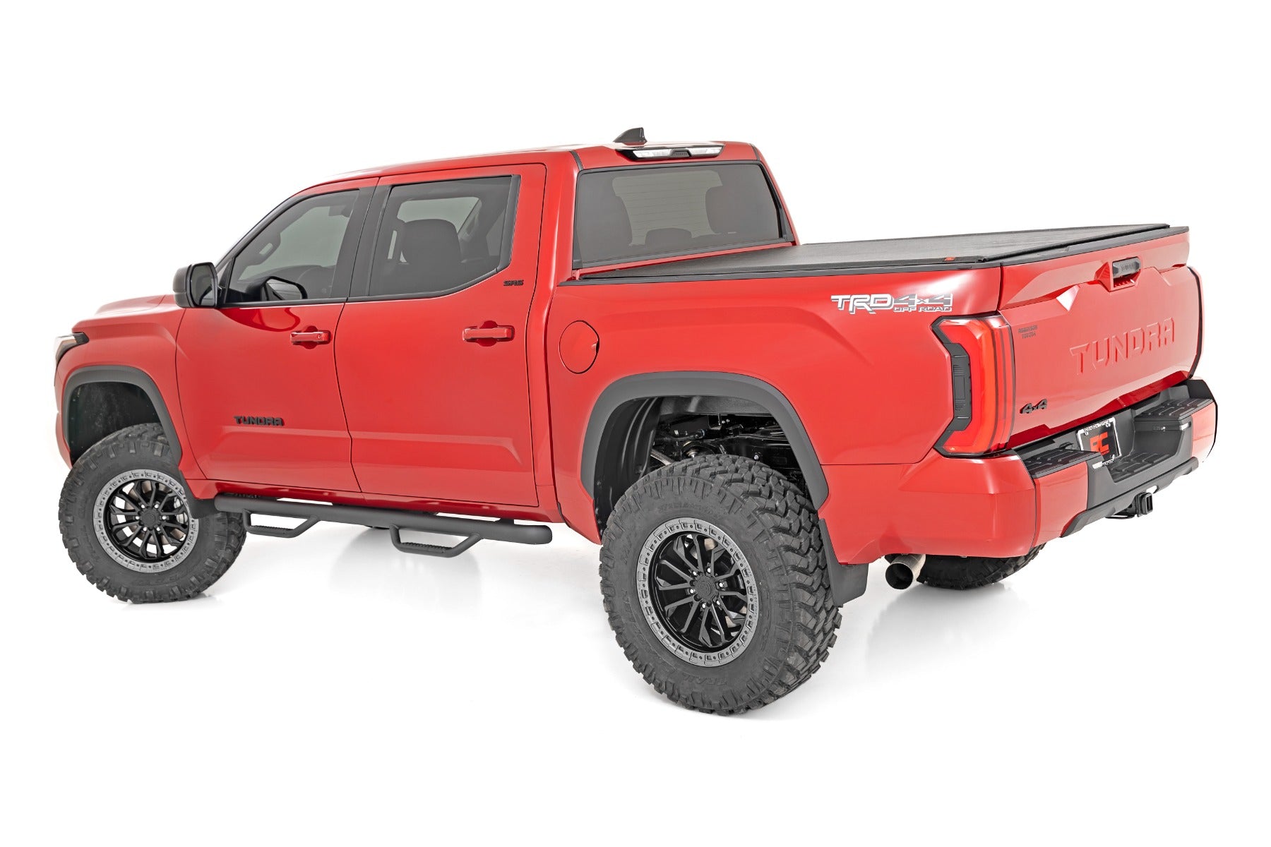 Nerf Steps Cab Length Crew Max Toyota Tundra 2WD/4WD (22-23) Rough Country-3