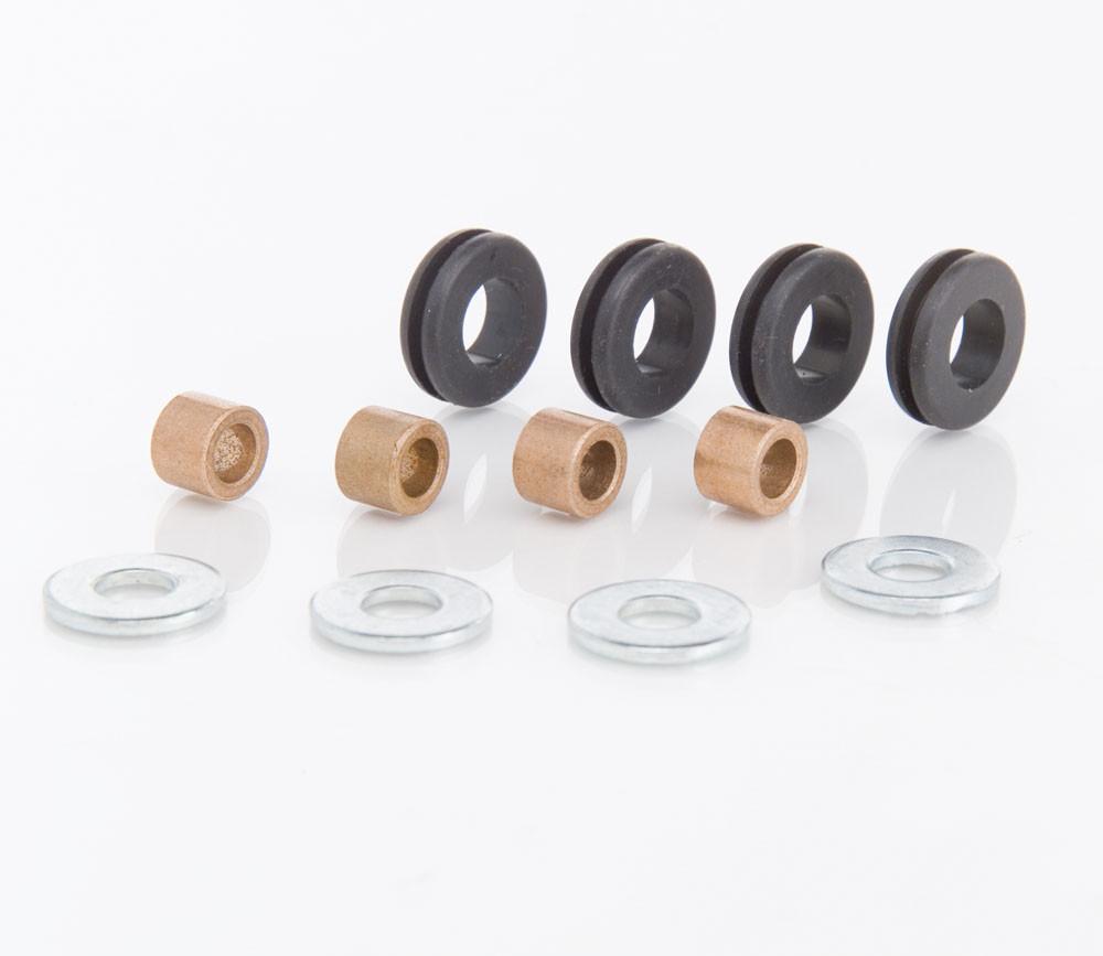 Rubber Grommet Kit for Flange Mount Radiators w/Brass Insert Radiator Be Cool