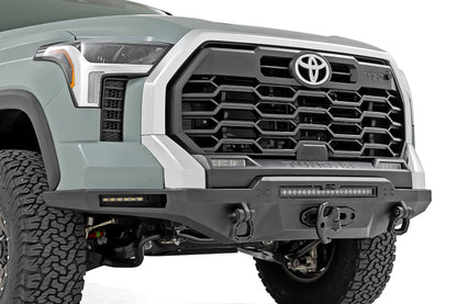 Hybrid Front Bumper 12000S Black LED Toyota Tundra 2WD/4WD (2022-2026) Rough Country-2