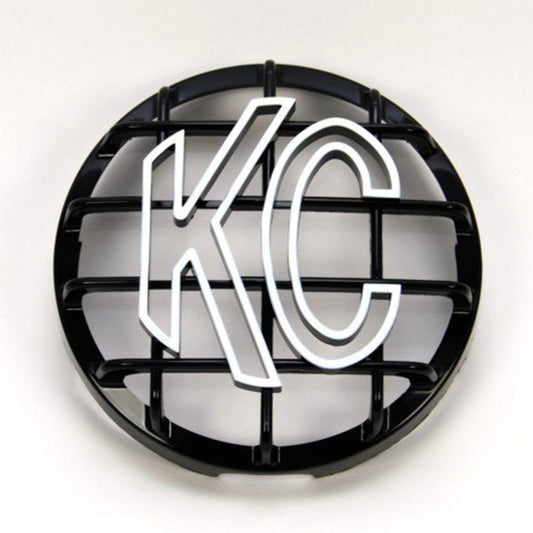Stone Guard 6 Inch KC Plastic Black/White Each KC Hilites