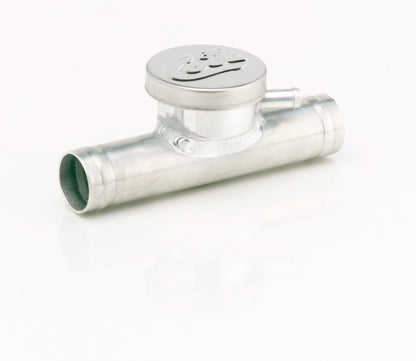 Filler Tube 1-1/4 x 6 with Billet Neck and Cap Natural Finish Aluminum Radiator Be Cool-1