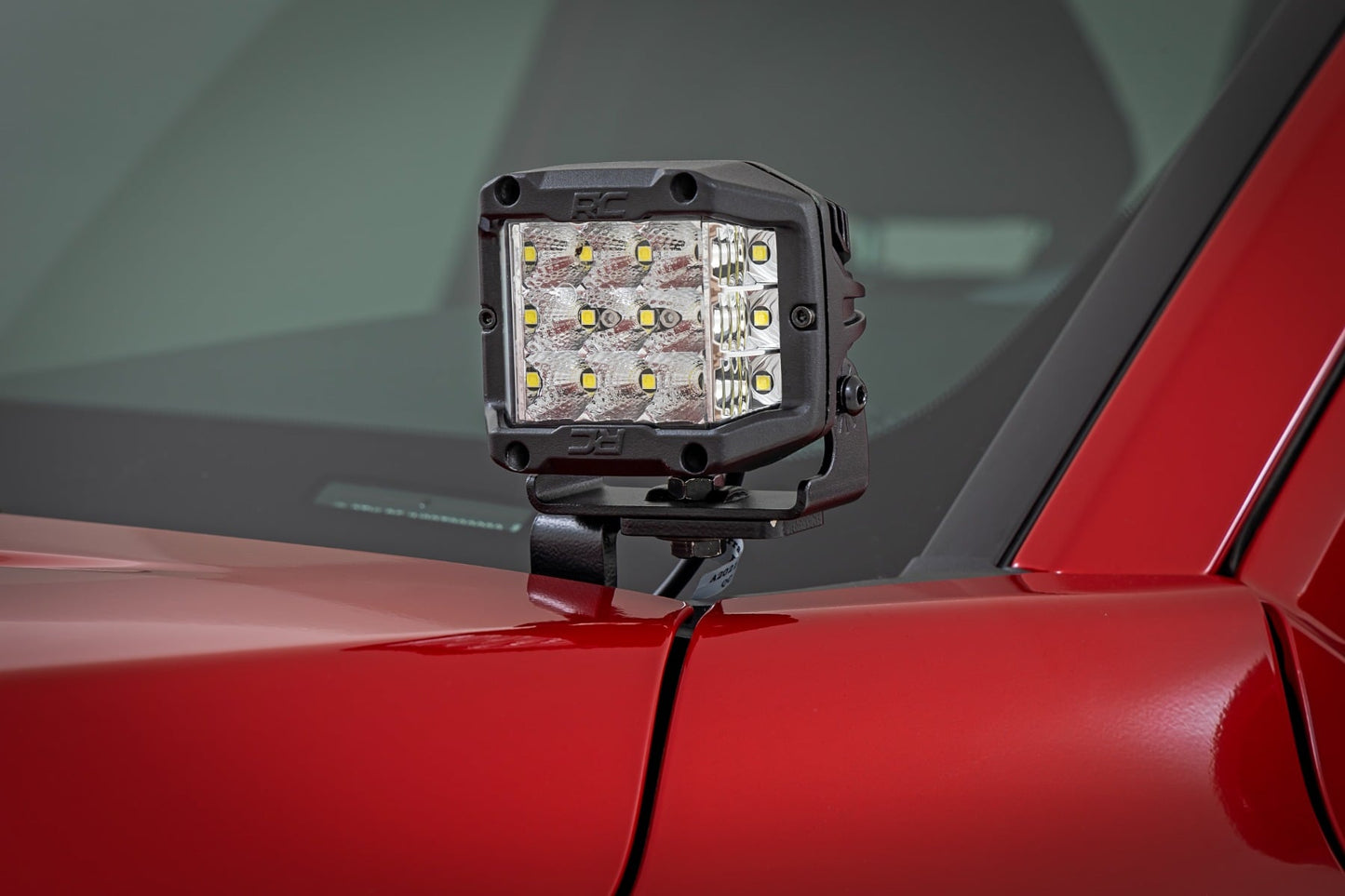 LED Light Kit Ditch Mount 3 Inch OSRAM Wide Toyota Tacoma 2WD/4WD (24-26) Rough Country-1