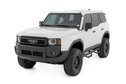 LED Light Kit Ditch Mount Black Series Round 3.5 Inch Amber DRL Toyota LandCruiser (2024) Rough Country-2