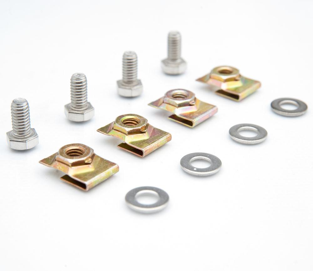 J-Clip and Bolt Kit for Flange Mount Radiators Radiator Be Cool
